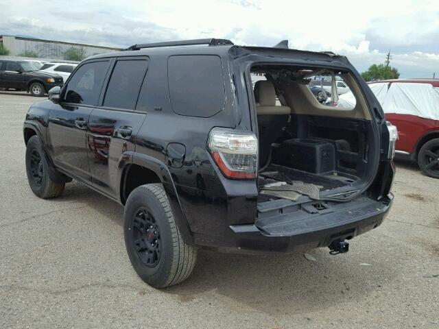 JTEBU5JRXG5325268 - 2016 TOYOTA 4RUNNER SR BLACK photo 3