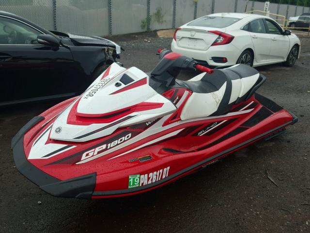 YAMA0790E717 - 2017 YAMAHA WAVERUNNER RED photo 2