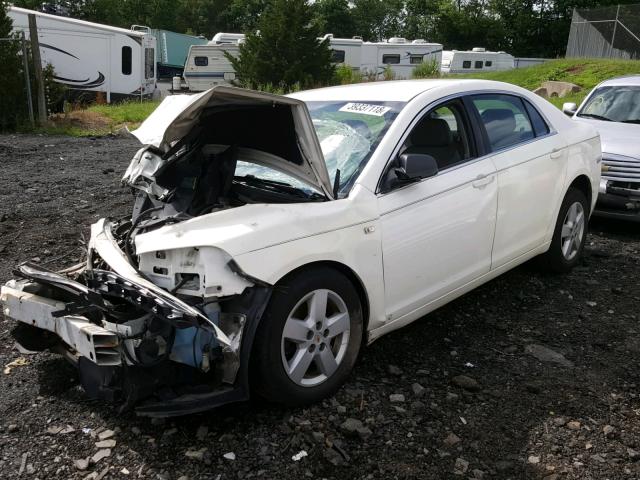 1G1ZG57B684248466 - 2008 CHEVROLET MALIBU LS WHITE photo 2