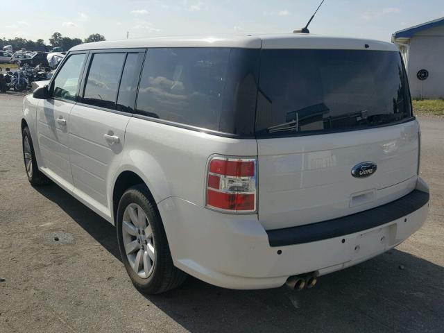 2FMDK51C69BA36879 - 2009 FORD FLEX SE WHITE photo 3