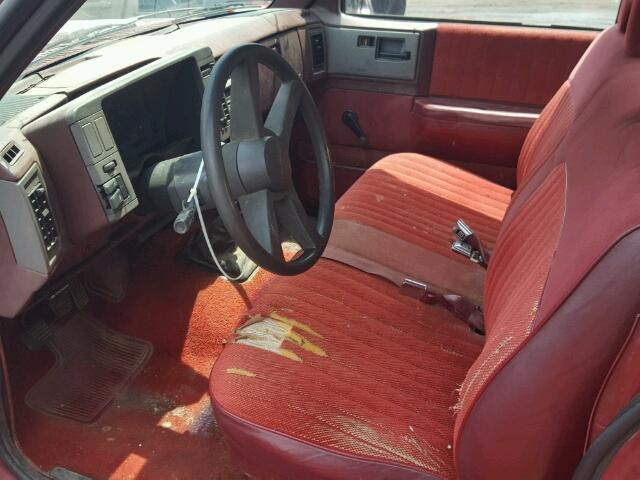 1GCCS14R2N8141019 - 1992 CHEVROLET S TRUCK S1 RED photo 5