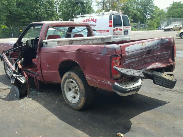 1GCCS14R2N8141019 - 1992 CHEVROLET S TRUCK S1 RED photo 9