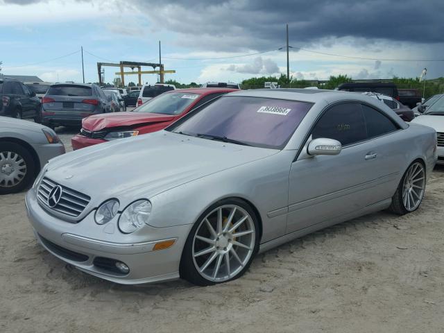 WDBPJ75J64A040510 - 2004 MERCEDES-BENZ CL 500 SILVER photo 2