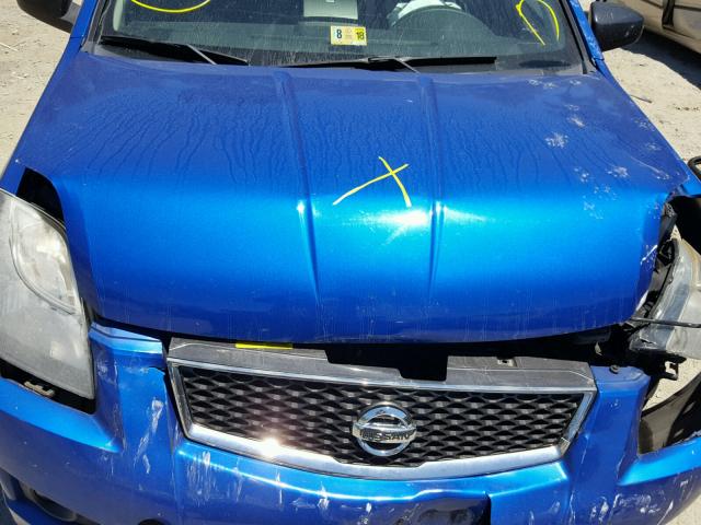 3N1AB6AP6AL696853 - 2010 NISSAN SENTRA 2.0 BLUE photo 7