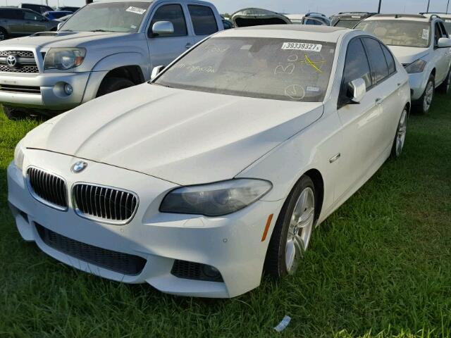 WBAFR7C52DC822591 - 2013 BMW 535 I WHITE photo 2