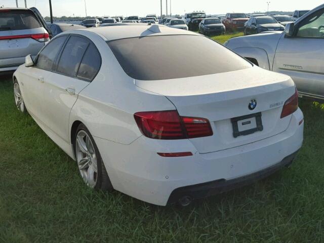 WBAFR7C52DC822591 - 2013 BMW 535 I WHITE photo 3