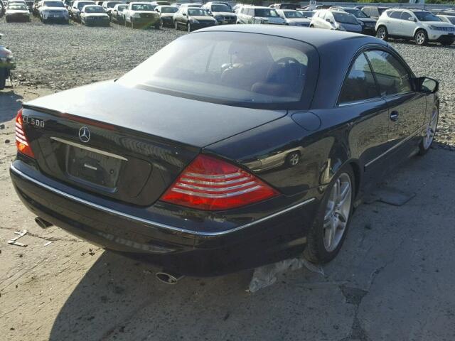 WDBPJ75J46A047510 - 2006 MERCEDES-BENZ CL 500 BLACK photo 4