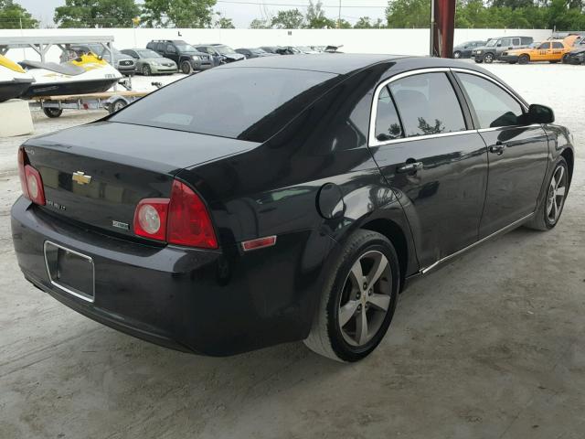 1G1ZC5EU9BF131394 - 2011 CHEVROLET MALIBU 1LT 黑色 照片 4