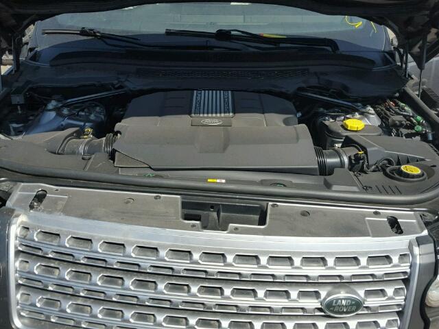 SALGS2TF7FA228013 - 2015 LAND ROVER RANGE ROVE GRAY photo 7