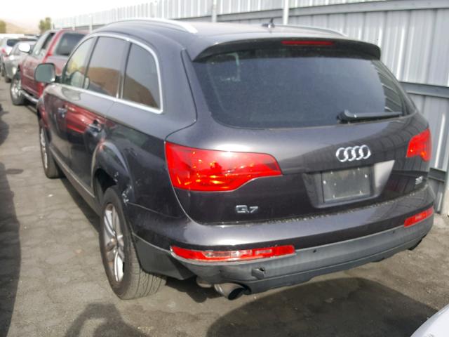 WA1AY74L89D013590 - 2009 AUDI Q7 3.6 QUA GRAY photo 3