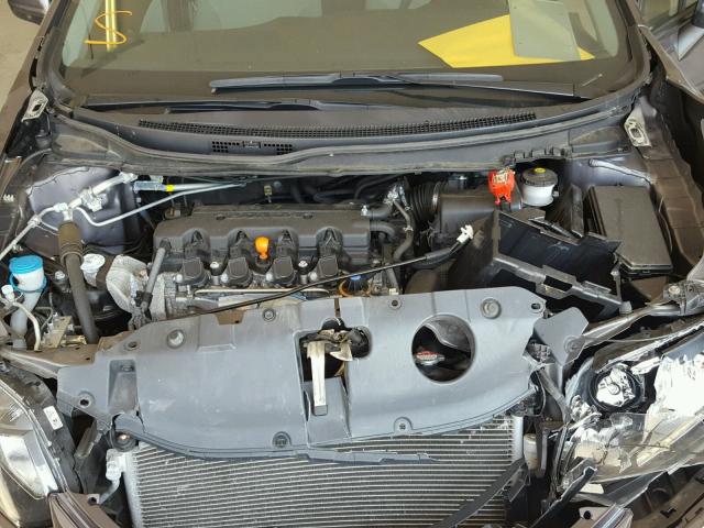 19XFB2F58EE079600 - 2014 HONDA CIVIC LX GRAY photo 7