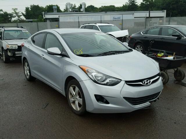 5NPDH4AE1CH093288 - 2012 HYUNDAI ELANTRA GL SILVER photo 1