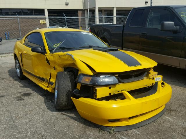 1FAFP42R94F143451 - 2004 FORD MUSTANG MA YELLOW photo 1