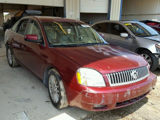 1MEHM42157G612134 - 2007 MERCURY MONTEGO PR BURGUNDY photo 1