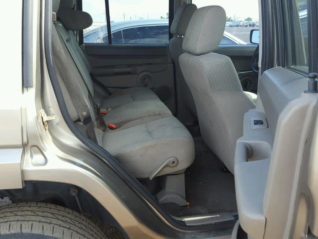 1J8HG48N46C246832 - 2006 JEEP COMMANDER 金色 照片 6