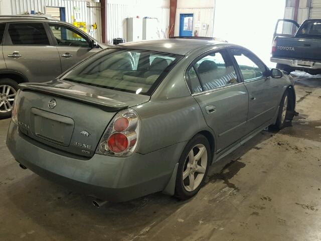 1N4BL11D86N310793 - 2006 NISSAN ALTIMA SE GREEN photo 4