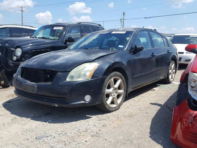 1N4BA41E24C819920 - 2004 NISSAN MAXIMA SE BLACK photo 2