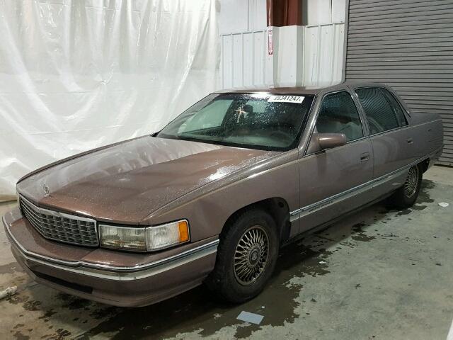 1G6KD52BXRU254235 - 1994 CADILLAC DEVILLE BROWN photo 2