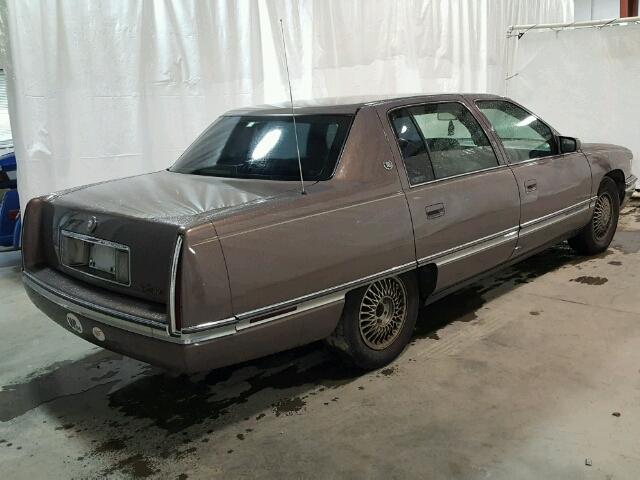 1G6KD52BXRU254235 - 1994 CADILLAC DEVILLE BROWN photo 4