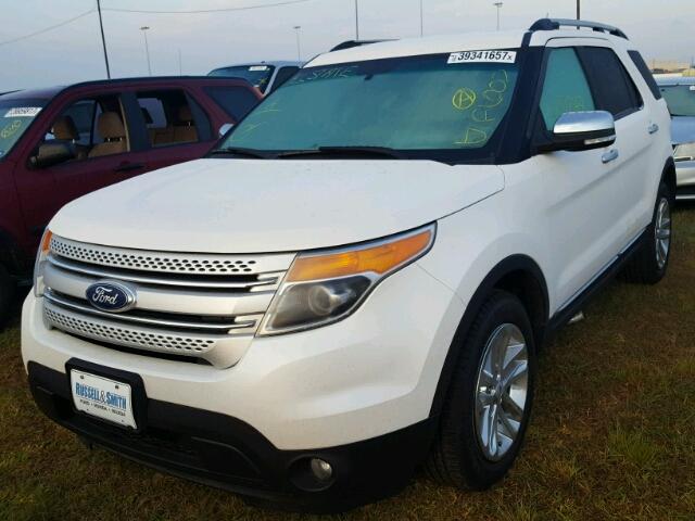 1FM5K7D86FGB80170 - 2015 FORD EXPLORER X WHITE photo 2