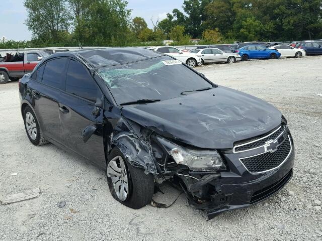 1G1PA5SH0E7331325 - 2014 CHEVROLET CRUZE BLACK photo 1