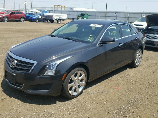 1G6AH5S3XD0103453 - 2013 CADILLAC ATS LUXURY BLACK photo 2