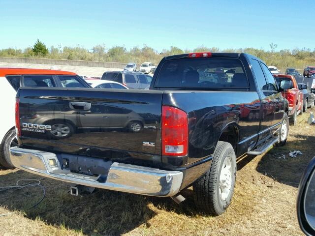 3D7KA28D73G718899 - 2003 DODGE RAM 2500 S BLACK photo 4