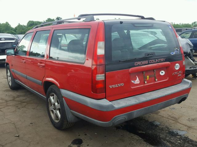 YV1LZ56D3X2605603 - 1999 VOLVO V70 XC RED photo 3