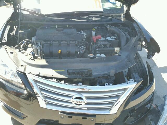 3N1AB7AP5FY323495 - 2015 NISSAN SENTRA S/S BLACK photo 7