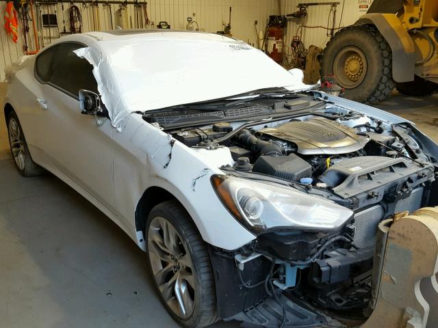 KMHHU6KJ0FU122516 - 2015 HYUNDAI GENESIS CO WHITE photo 1