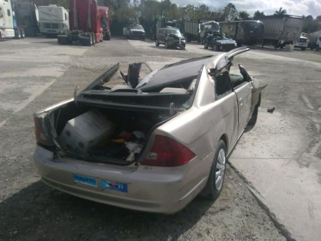 1HGEM22092L107764 - 2002 HONDA CIVIC EX ბეჟი ფოტო 10