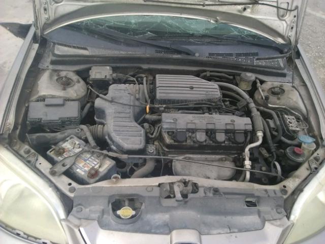 1HGEM22092L107764 - 2002 HONDA CIVIC EX BEIGE photo 7