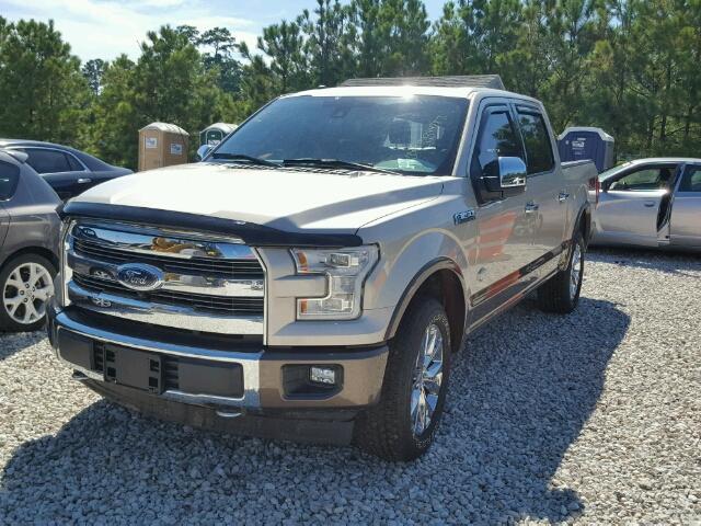 1FTEW1EF0HFC88263 - 2017 FORD F150 GOLD photo 2