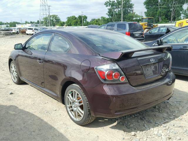 JTKDE167480251122 - 2008 TOYOTA SCION TC 紫色 照片 3
