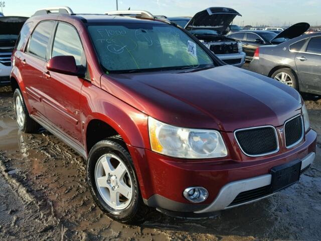 2CKDL33F096203171 - 2009 PONTIAC TORRENT MAROON photo 1