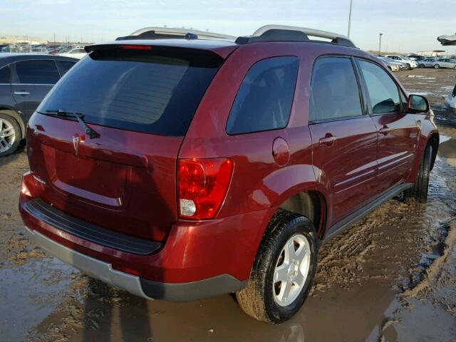 2CKDL33F096203171 - 2009 PONTIAC TORRENT MAROON photo 4