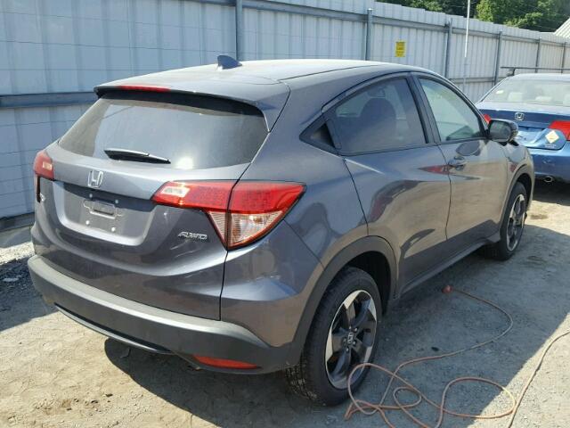 3CZRU6H57JM706115 - 2018 HONDA HR-V EX GRAY photo 4