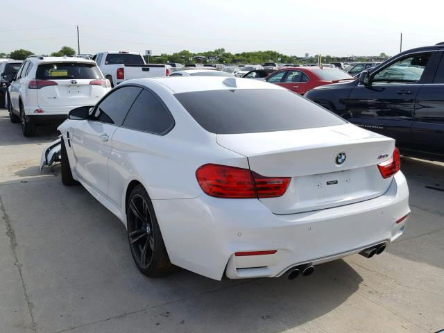 WBS3R9C5XFK332290 - 2015 BMW M4 WHITE photo 3