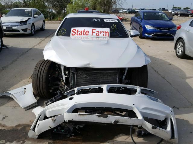 WBS3R9C5XFK332290 - 2015 BMW M4 WHITE photo 9