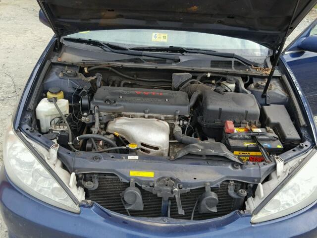 4T1BE30K35U427830 - 2005 TOYOTA CAMRY BLUE photo 7