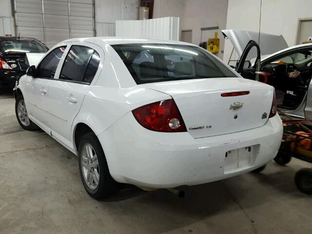 1G1AL52F457599924 - 2005 CHEVROLET COBALT LS WHITE photo 3