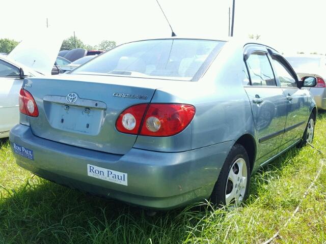 1NXBR32E66Z676068 - 2006 TOYOTA COROLLA BLUE photo 4