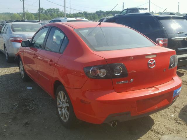 JM1BK32G281789868 - 2008 MAZDA 3 I RED photo 3