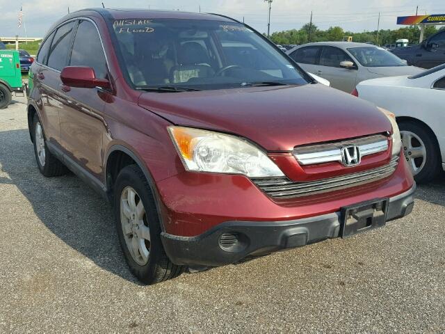 JHLRE38747C037883 - 2007 HONDA CR-V EXL RED photo 1