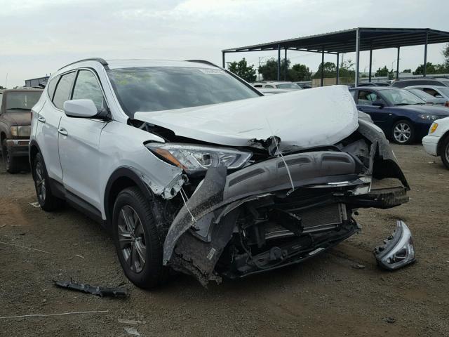 5XYZU3LB2EG218131 - 2014 HYUNDAI SANTA FE S WHITE photo 1