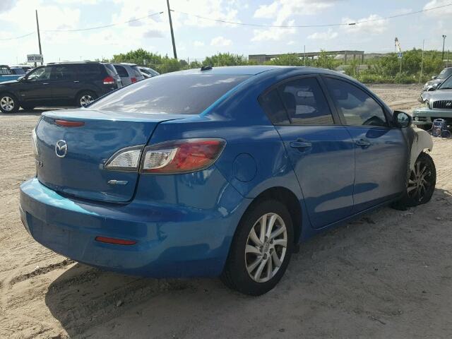 JM1BL1W76C1524536 - 2012 MAZDA 3 I BLUE photo 4