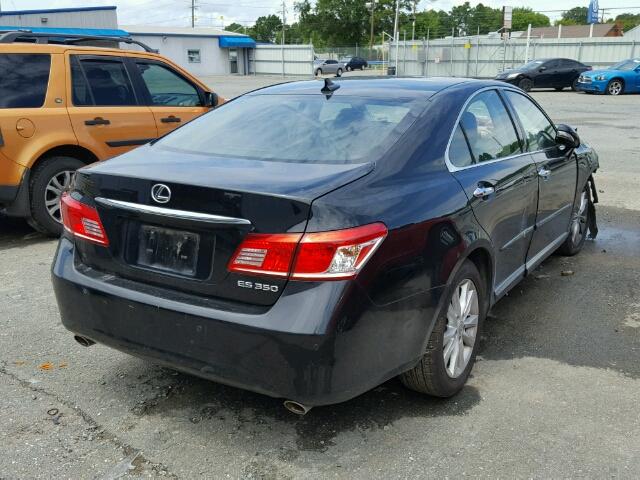 JTHBK1EG3B2436748 - 2011 LEXUS ES 350 BLACK photo 4