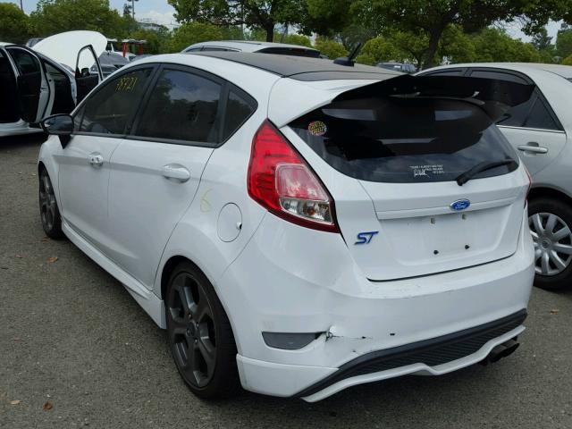 3FADP4GX6EM243829 - 2014 FORD FIESTA ST WHITE photo 3