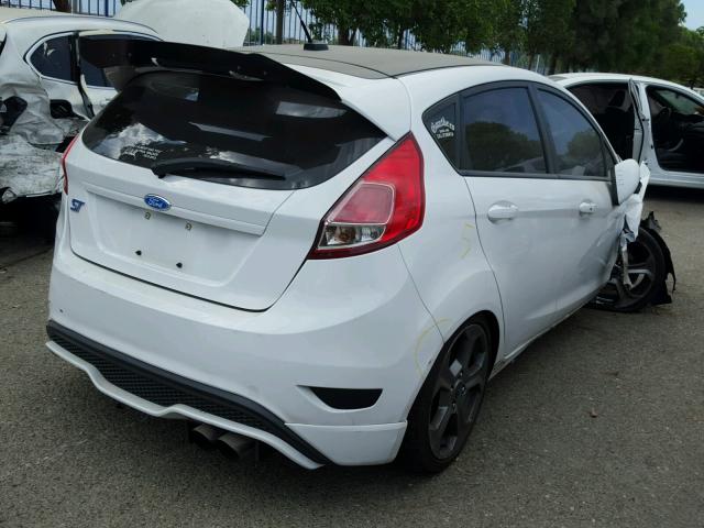 3FADP4GX6EM243829 - 2014 FORD FIESTA ST WHITE photo 4