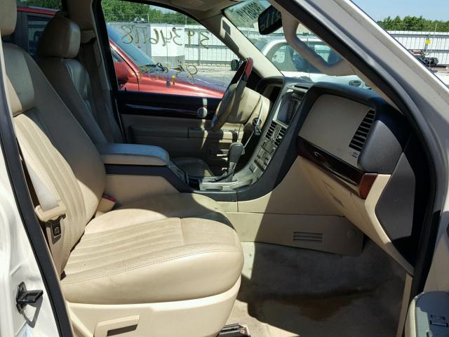 5LMEU88HX5ZJ10021 - 2005 LINCOLN AVIATOR 奶油色 照片 5